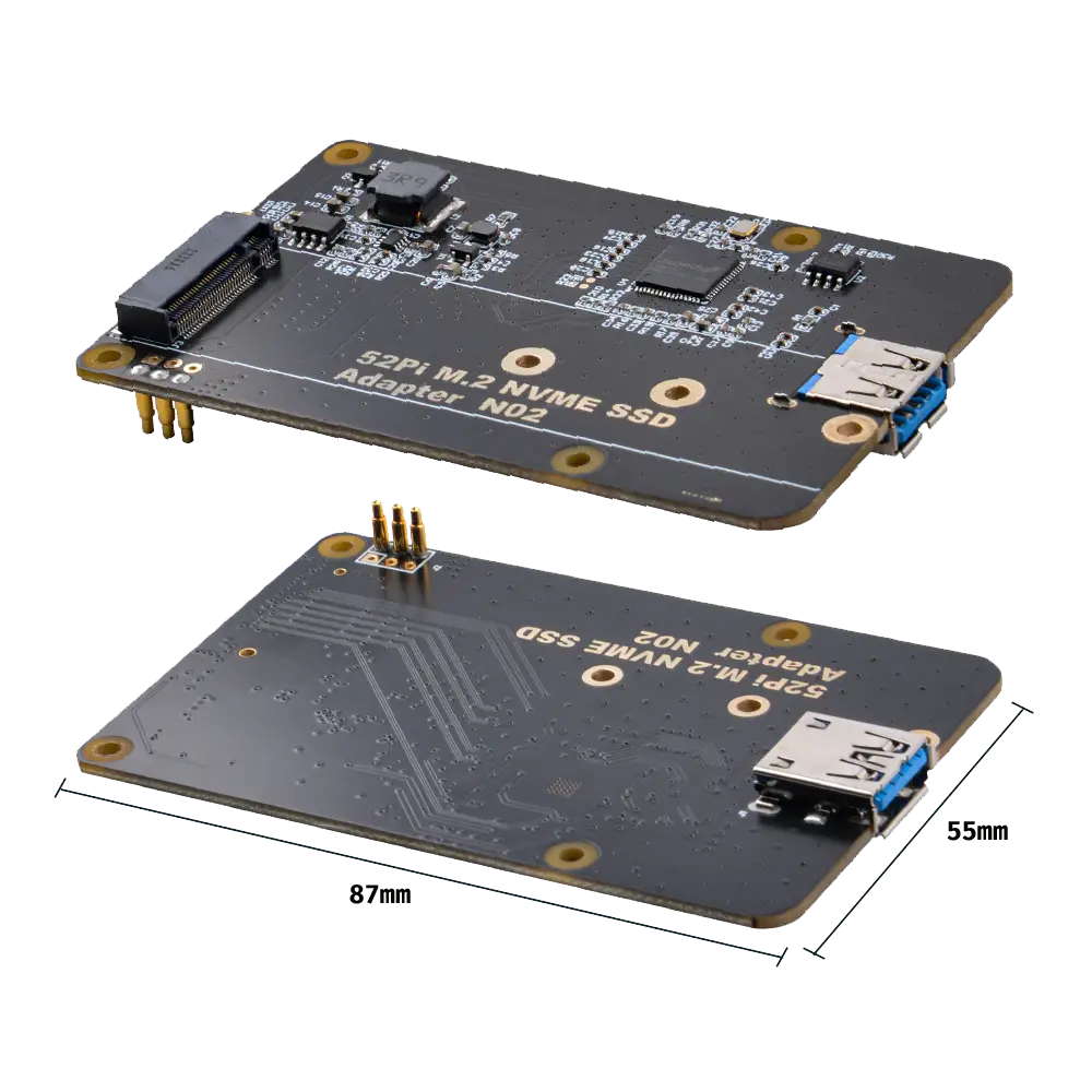 Placa de Expansión M.2 NVMe SSD para Raspberry Pi 4 - miniatura 3