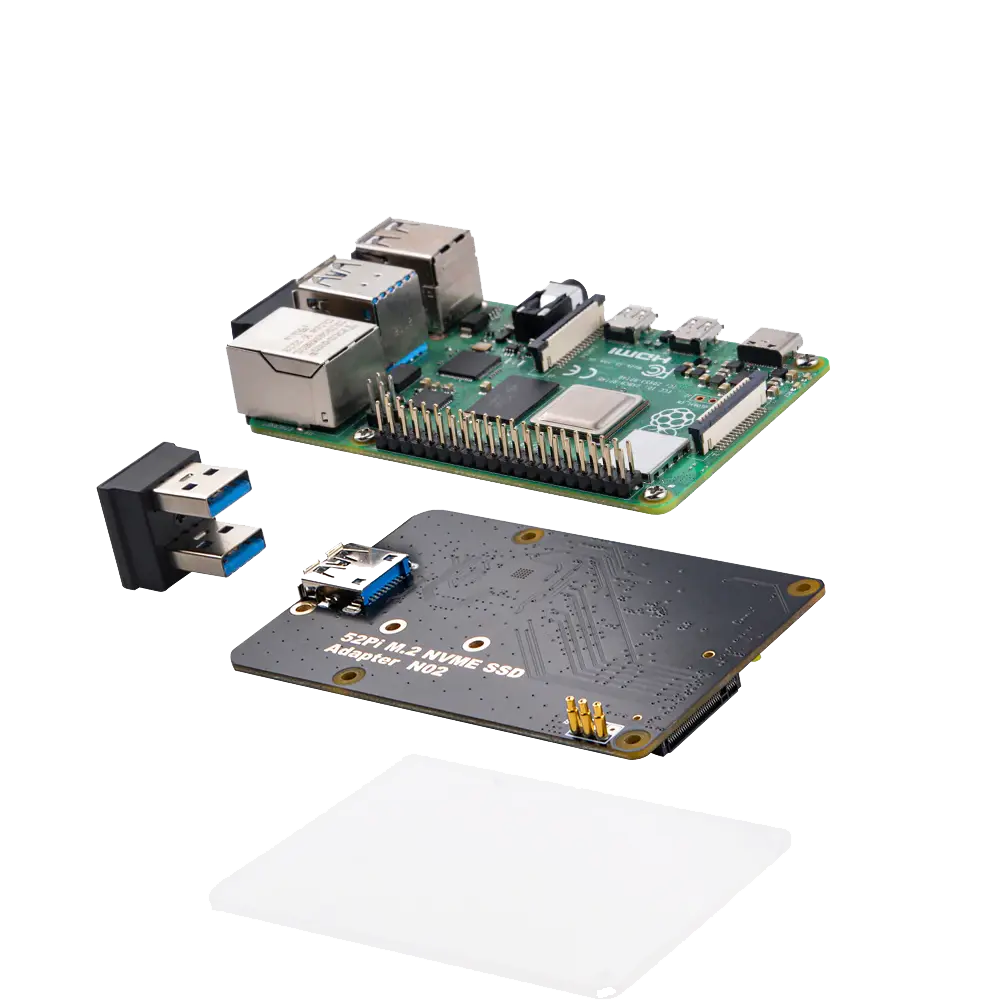 Placa de Expansión M.2 NVMe SSD para Raspberry Pi 4 - miniatura 4