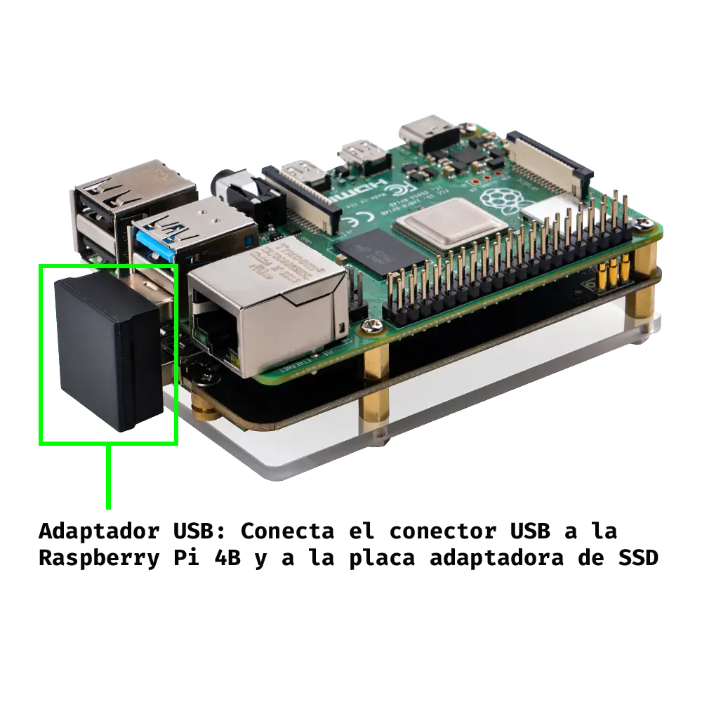 Placa de Expansión M.2 NVMe SSD para Raspberry Pi 4 - miniatura 7