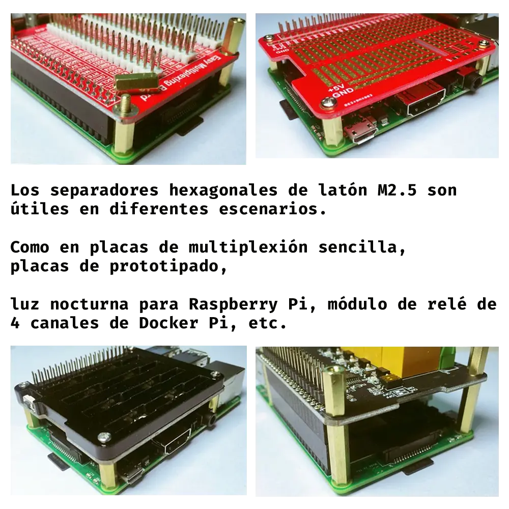 Kit de Tornillos y Separadores M2.5 para Raspberry Pi - miniatura 3