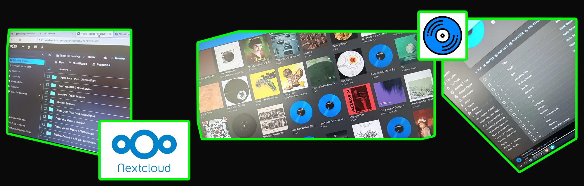 Tu propia nube y streaming de música en un portátil reciclado.