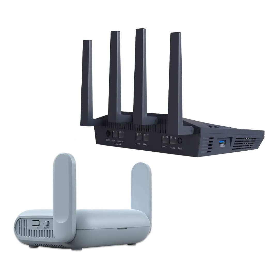 Combo Routers GL.iNet: Flint 2 + Beryl AX - miniatura 2