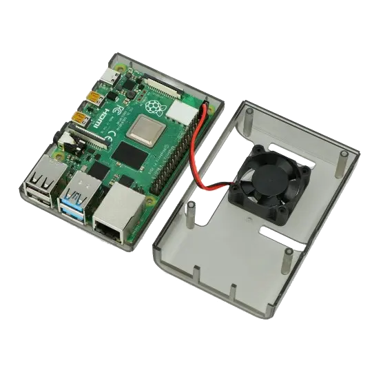 Carcasa para Raspberry Pi 4 con ventilador - miniatura 2